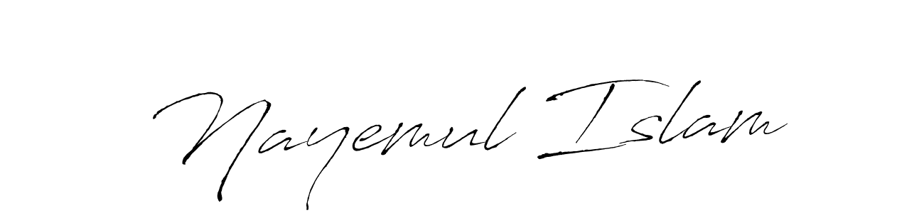 You should practise on your own different ways (Antro_Vectra) to write your name (Nayemul Islam) in signature. don't let someone else do it for you. Nayemul Islam signature style 6 images and pictures png