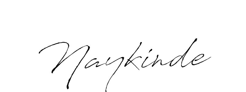 How to make Naykinde signature? Antro_Vectra is a professional autograph style. Create handwritten signature for Naykinde name. Naykinde signature style 6 images and pictures png