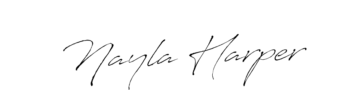 Similarly Antro_Vectra is the best handwritten signature design. Signature creator online .You can use it as an online autograph creator for name Nayla Harper. Nayla Harper signature style 6 images and pictures png