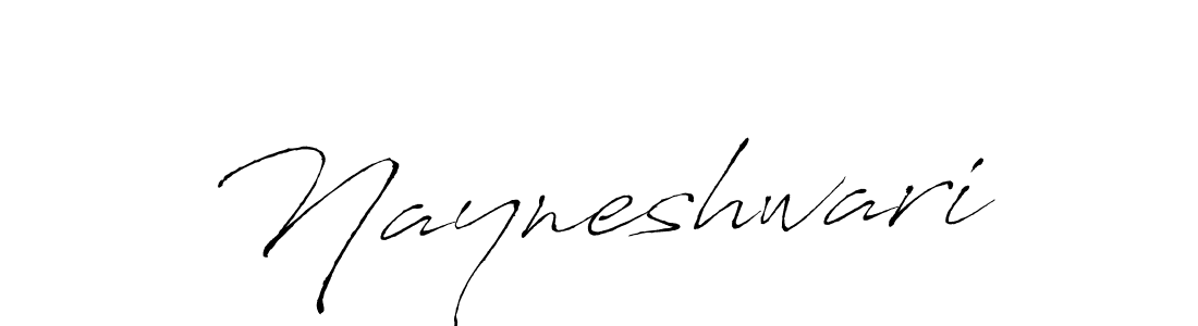 Nayneshwari stylish signature style. Best Handwritten Sign (Antro_Vectra) for my name. Handwritten Signature Collection Ideas for my name Nayneshwari. Nayneshwari signature style 6 images and pictures png