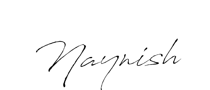 Use a signature maker to create a handwritten signature online. With this signature software, you can design (Antro_Vectra) your own signature for name Naynish. Naynish signature style 6 images and pictures png