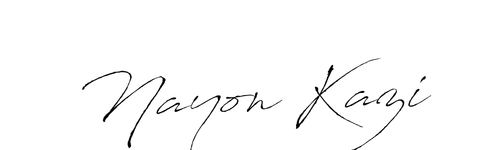 This is the best signature style for the Nayon Kazi name. Also you like these signature font (Antro_Vectra). Mix name signature. Nayon Kazi signature style 6 images and pictures png