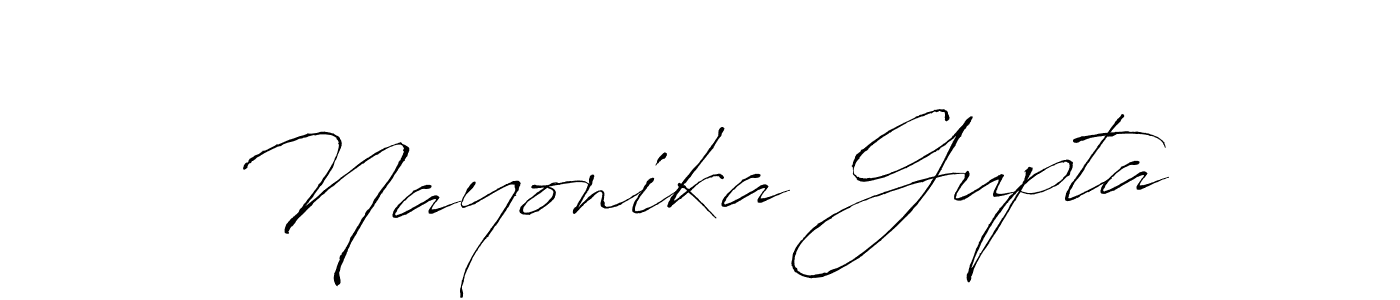 Create a beautiful signature design for name Nayonika Gupta. With this signature (Antro_Vectra) fonts, you can make a handwritten signature for free. Nayonika Gupta signature style 6 images and pictures png