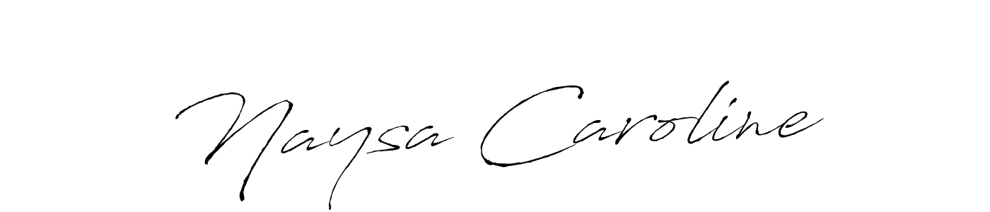 You should practise on your own different ways (Antro_Vectra) to write your name (Naysa Caroline) in signature. don't let someone else do it for you. Naysa Caroline signature style 6 images and pictures png