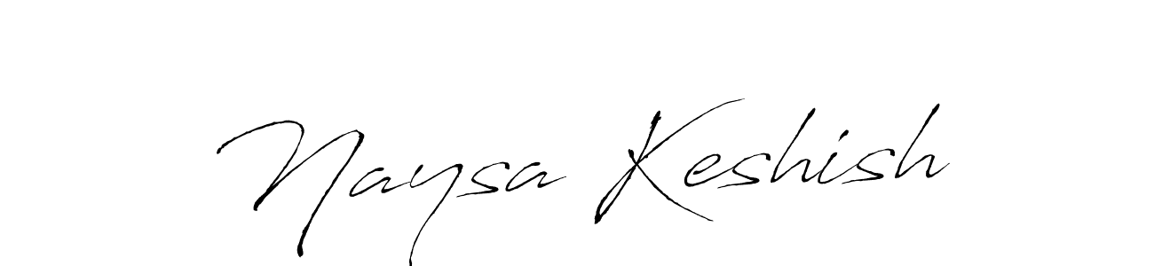 Make a beautiful signature design for name Naysa Keshish. Use this online signature maker to create a handwritten signature for free. Naysa Keshish signature style 6 images and pictures png