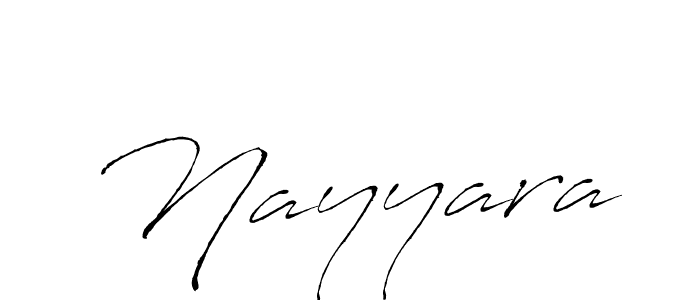 Nayyara stylish signature style. Best Handwritten Sign (Antro_Vectra) for my name. Handwritten Signature Collection Ideas for my name Nayyara. Nayyara signature style 6 images and pictures png