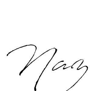 Create a beautiful signature design for name Naz. With this signature (Antro_Vectra) fonts, you can make a handwritten signature for free. Naz signature style 6 images and pictures png