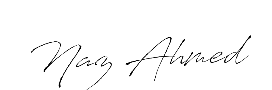 It looks lik you need a new signature style for name Naz Ahmed. Design unique handwritten (Antro_Vectra) signature with our free signature maker in just a few clicks. Naz Ahmed signature style 6 images and pictures png