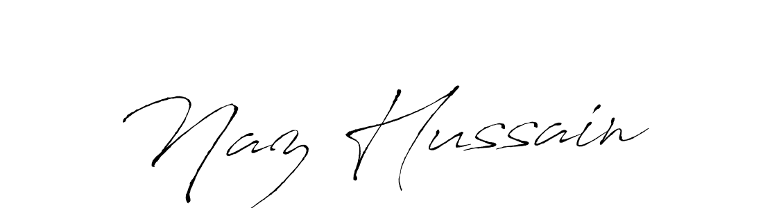 Also You can easily find your signature by using the search form. We will create Naz Hussain name handwritten signature images for you free of cost using Antro_Vectra sign style. Naz Hussain signature style 6 images and pictures png