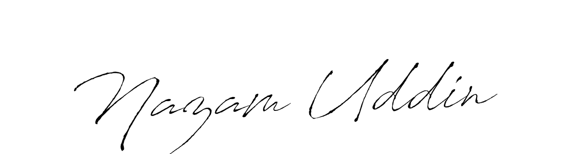 It looks lik you need a new signature style for name Nazam Uddin. Design unique handwritten (Antro_Vectra) signature with our free signature maker in just a few clicks. Nazam Uddin signature style 6 images and pictures png