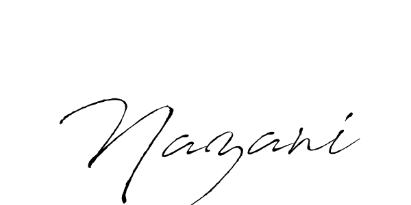 Make a beautiful signature design for name Nazani. Use this online signature maker to create a handwritten signature for free. Nazani signature style 6 images and pictures png