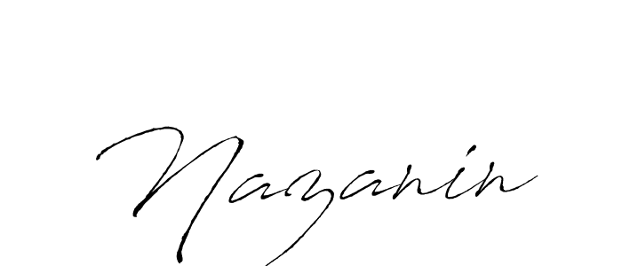 Similarly Antro_Vectra is the best handwritten signature design. Signature creator online .You can use it as an online autograph creator for name Nazanin. Nazanin signature style 6 images and pictures png