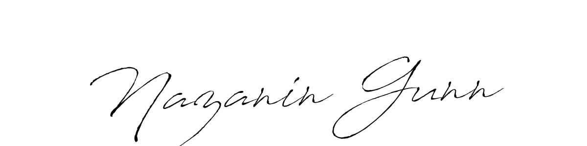 It looks lik you need a new signature style for name Nazanin Gunn. Design unique handwritten (Antro_Vectra) signature with our free signature maker in just a few clicks. Nazanin Gunn signature style 6 images and pictures png