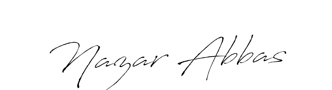 Make a beautiful signature design for name Nazar Abbas. Use this online signature maker to create a handwritten signature for free. Nazar Abbas signature style 6 images and pictures png