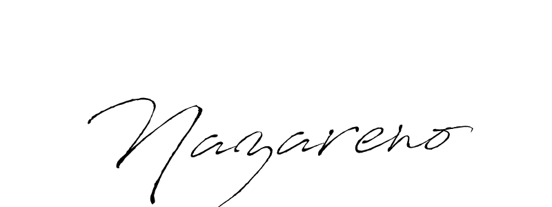 Design your own signature with our free online signature maker. With this signature software, you can create a handwritten (Antro_Vectra) signature for name Nazareno. Nazareno signature style 6 images and pictures png