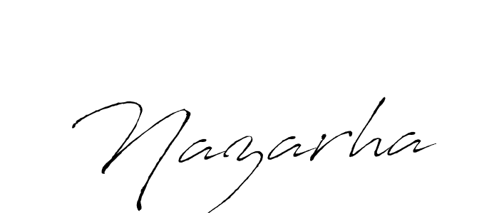 Also You can easily find your signature by using the search form. We will create Nazarha name handwritten signature images for you free of cost using Antro_Vectra sign style. Nazarha signature style 6 images and pictures png