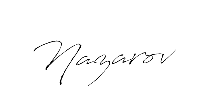 Design your own signature with our free online signature maker. With this signature software, you can create a handwritten (Antro_Vectra) signature for name Nazarov. Nazarov signature style 6 images and pictures png