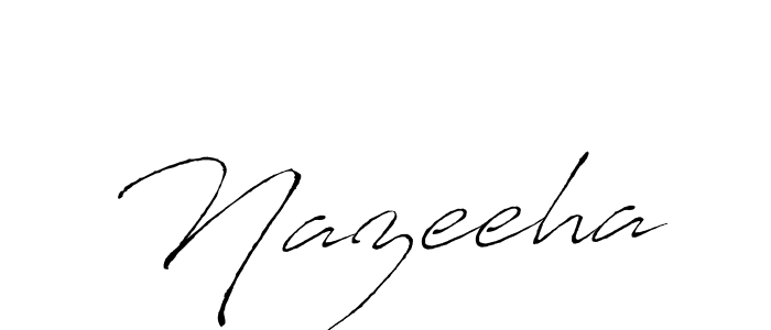 Also You can easily find your signature by using the search form. We will create Nazeeha name handwritten signature images for you free of cost using Antro_Vectra sign style. Nazeeha signature style 6 images and pictures png