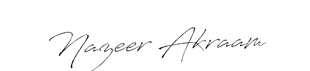 Best and Professional Signature Style for Nazeer Akraam. Antro_Vectra Best Signature Style Collection. Nazeer Akraam signature style 6 images and pictures png