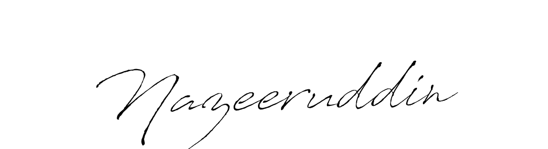 Make a beautiful signature design for name Nazeeruddin. Use this online signature maker to create a handwritten signature for free. Nazeeruddin signature style 6 images and pictures png