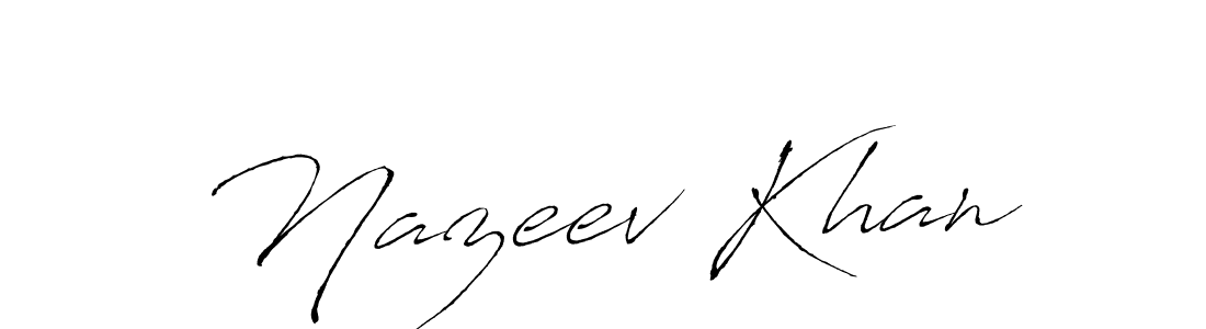 How to make Nazeev Khan signature? Antro_Vectra is a professional autograph style. Create handwritten signature for Nazeev Khan name. Nazeev Khan signature style 6 images and pictures png