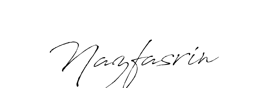 How to make Nazfasrin name signature. Use Antro_Vectra style for creating short signs online. This is the latest handwritten sign. Nazfasrin signature style 6 images and pictures png