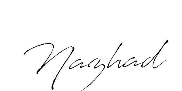 if you are searching for the best signature style for your name Nazhad. so please give up your signature search. here we have designed multiple signature styles  using Antro_Vectra. Nazhad signature style 6 images and pictures png