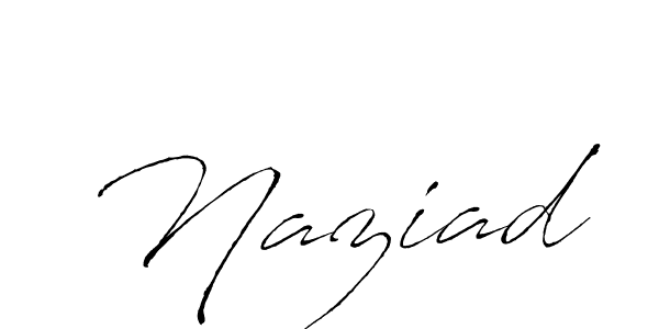 Also we have Naziad name is the best signature style. Create professional handwritten signature collection using Antro_Vectra autograph style. Naziad signature style 6 images and pictures png