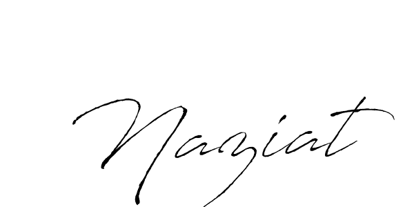 Naziat stylish signature style. Best Handwritten Sign (Antro_Vectra) for my name. Handwritten Signature Collection Ideas for my name Naziat. Naziat signature style 6 images and pictures png
