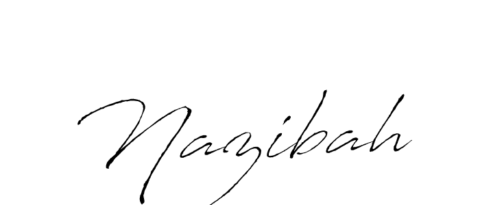 if you are searching for the best signature style for your name Nazibah. so please give up your signature search. here we have designed multiple signature styles  using Antro_Vectra. Nazibah signature style 6 images and pictures png