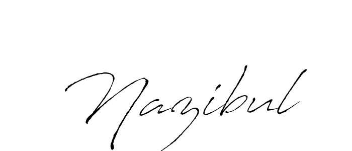 The best way (Antro_Vectra) to make a short signature is to pick only two or three words in your name. The name Nazibul include a total of six letters. For converting this name. Nazibul signature style 6 images and pictures png