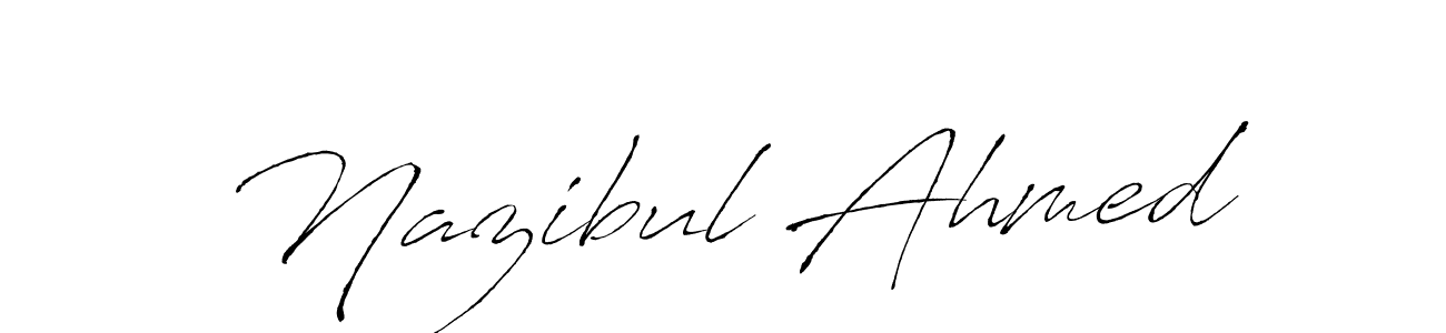 Make a beautiful signature design for name Nazibul Ahmed. Use this online signature maker to create a handwritten signature for free. Nazibul Ahmed signature style 6 images and pictures png