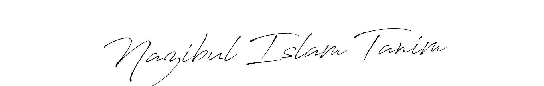 Antro_Vectra is a professional signature style that is perfect for those who want to add a touch of class to their signature. It is also a great choice for those who want to make their signature more unique. Get Nazibul Islam Tanim name to fancy signature for free. Nazibul Islam Tanim signature style 6 images and pictures png
