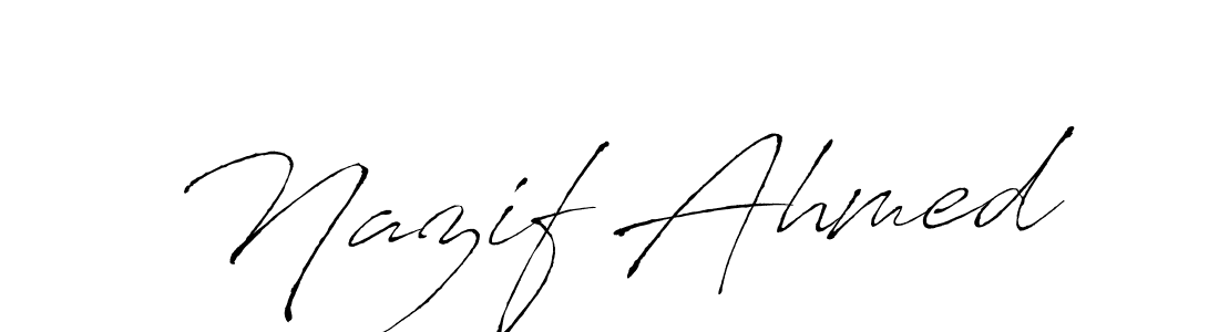 How to Draw Nazif Ahmed signature style? Antro_Vectra is a latest design signature styles for name Nazif Ahmed. Nazif Ahmed signature style 6 images and pictures png