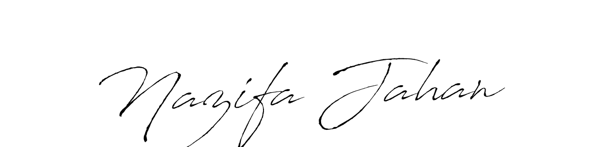 Similarly Antro_Vectra is the best handwritten signature design. Signature creator online .You can use it as an online autograph creator for name Nazifa Jahan. Nazifa Jahan signature style 6 images and pictures png