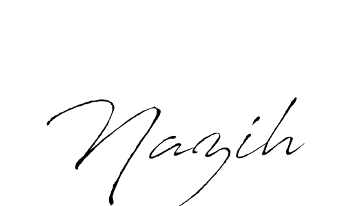 Similarly Antro_Vectra is the best handwritten signature design. Signature creator online .You can use it as an online autograph creator for name Nazih. Nazih signature style 6 images and pictures png