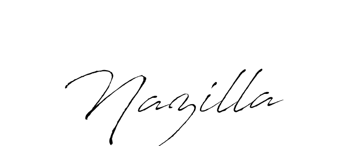 Also You can easily find your signature by using the search form. We will create Nazilla name handwritten signature images for you free of cost using Antro_Vectra sign style. Nazilla signature style 6 images and pictures png