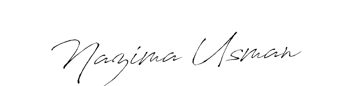 Here are the top 10 professional signature styles for the name Nazima Usman. These are the best autograph styles you can use for your name. Nazima Usman signature style 6 images and pictures png