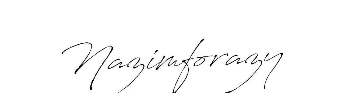 You can use this online signature creator to create a handwritten signature for the name Nazimforazy. This is the best online autograph maker. Nazimforazy signature style 6 images and pictures png