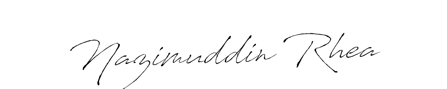 You should practise on your own different ways (Antro_Vectra) to write your name (Nazimuddin Rhea) in signature. don't let someone else do it for you. Nazimuddin Rhea signature style 6 images and pictures png