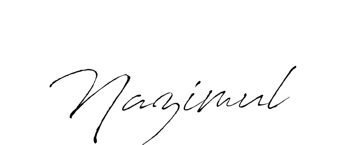 if you are searching for the best signature style for your name Nazimul. so please give up your signature search. here we have designed multiple signature styles  using Antro_Vectra. Nazimul signature style 6 images and pictures png