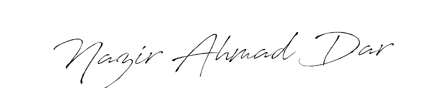 if you are searching for the best signature style for your name Nazir Ahmad Dar. so please give up your signature search. here we have designed multiple signature styles  using Antro_Vectra. Nazir Ahmad Dar signature style 6 images and pictures png