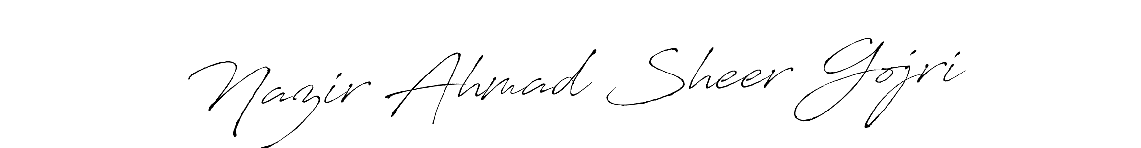 You can use this online signature creator to create a handwritten signature for the name Nazir Ahmad Sheer Gojri. This is the best online autograph maker. Nazir Ahmad Sheer Gojri signature style 6 images and pictures png