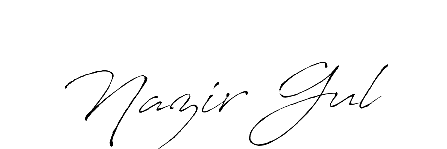 How to make Nazir Gul signature? Antro_Vectra is a professional autograph style. Create handwritten signature for Nazir Gul name. Nazir Gul signature style 6 images and pictures png