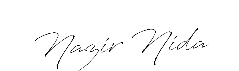 It looks lik you need a new signature style for name Nazir Nida. Design unique handwritten (Antro_Vectra) signature with our free signature maker in just a few clicks. Nazir Nida signature style 6 images and pictures png