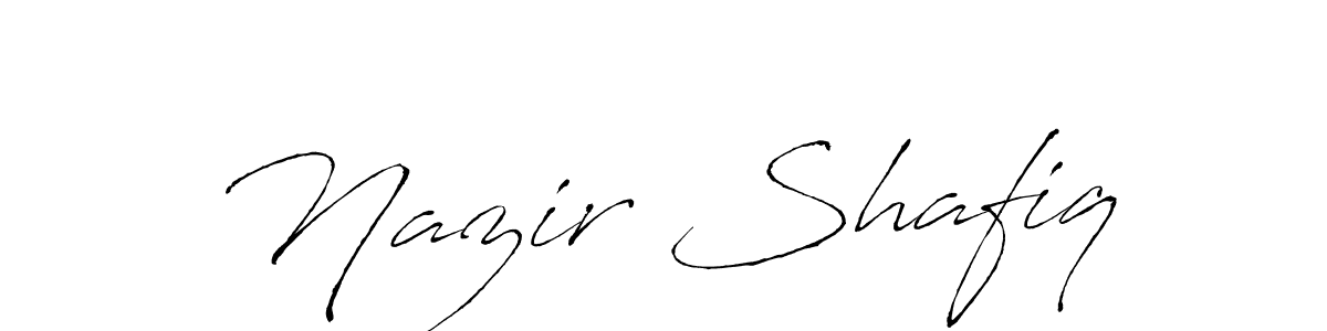 Here are the top 10 professional signature styles for the name Nazir Shafiq. These are the best autograph styles you can use for your name. Nazir Shafiq signature style 6 images and pictures png