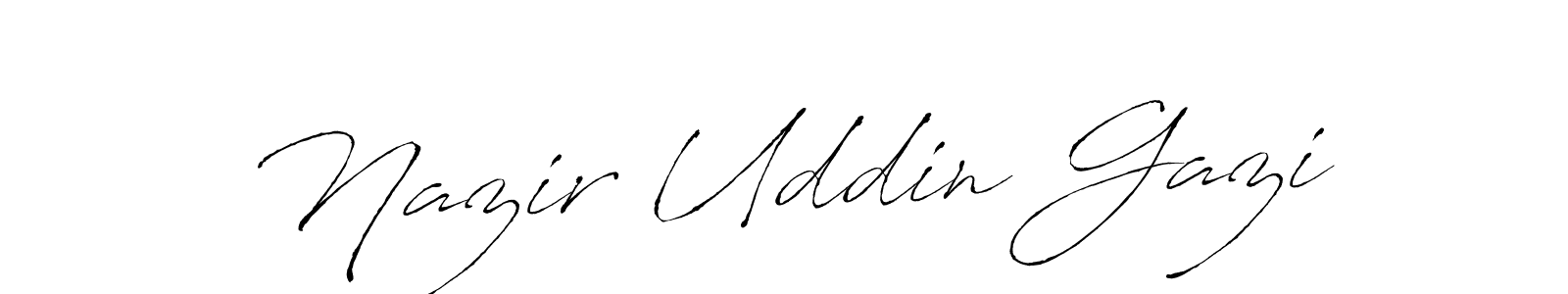 Here are the top 10 professional signature styles for the name Nazir Uddin Gazi. These are the best autograph styles you can use for your name. Nazir Uddin Gazi signature style 6 images and pictures png