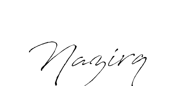 You should practise on your own different ways (Antro_Vectra) to write your name (Nazirq) in signature. don't let someone else do it for you. Nazirq signature style 6 images and pictures png