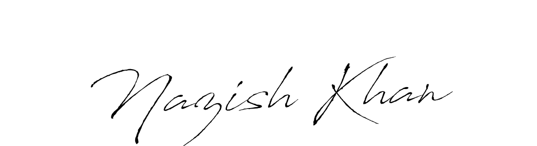 Also You can easily find your signature by using the search form. We will create Nazish Khan name handwritten signature images for you free of cost using Antro_Vectra sign style. Nazish Khan signature style 6 images and pictures png