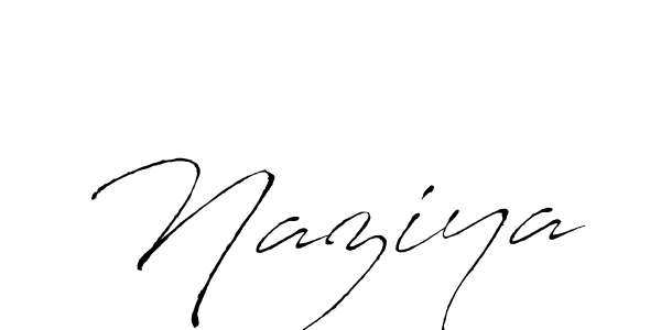 Also we have Naziya name is the best signature style. Create professional handwritten signature collection using Antro_Vectra autograph style. Naziya signature style 6 images and pictures png